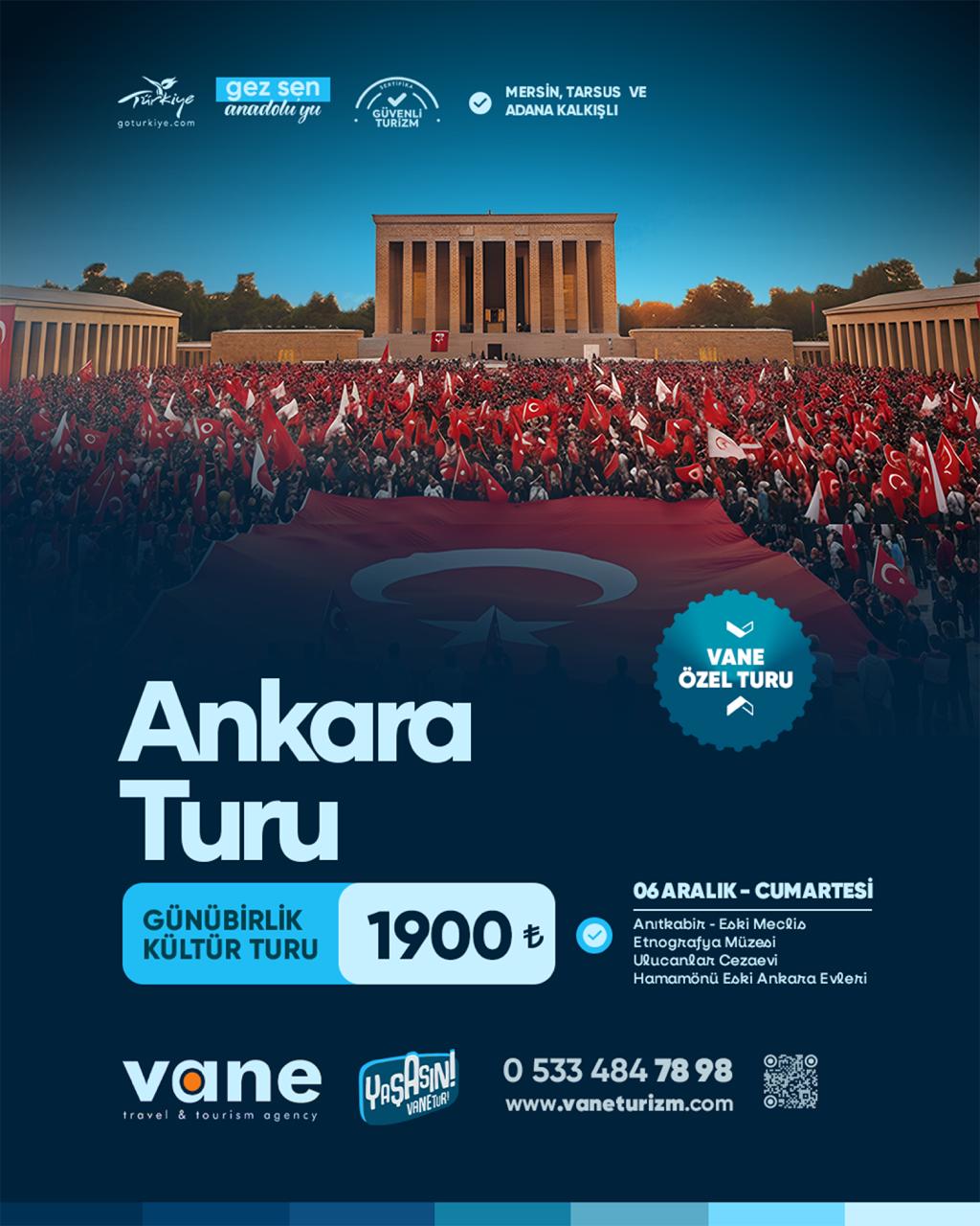 Günübirlik ANKARA Turu