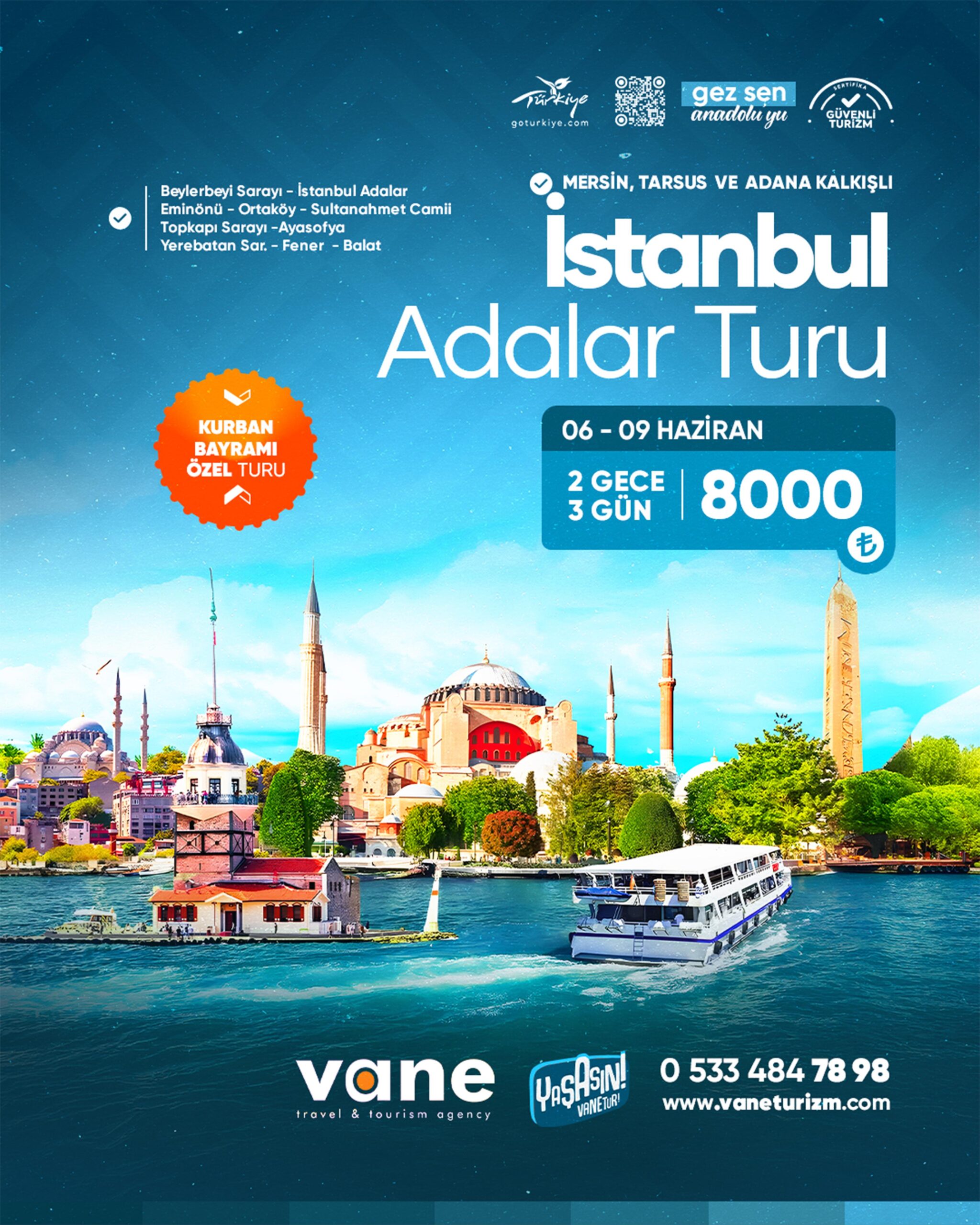 BAYRAM ÖZEL İSTANBUL ADALAR TURU
